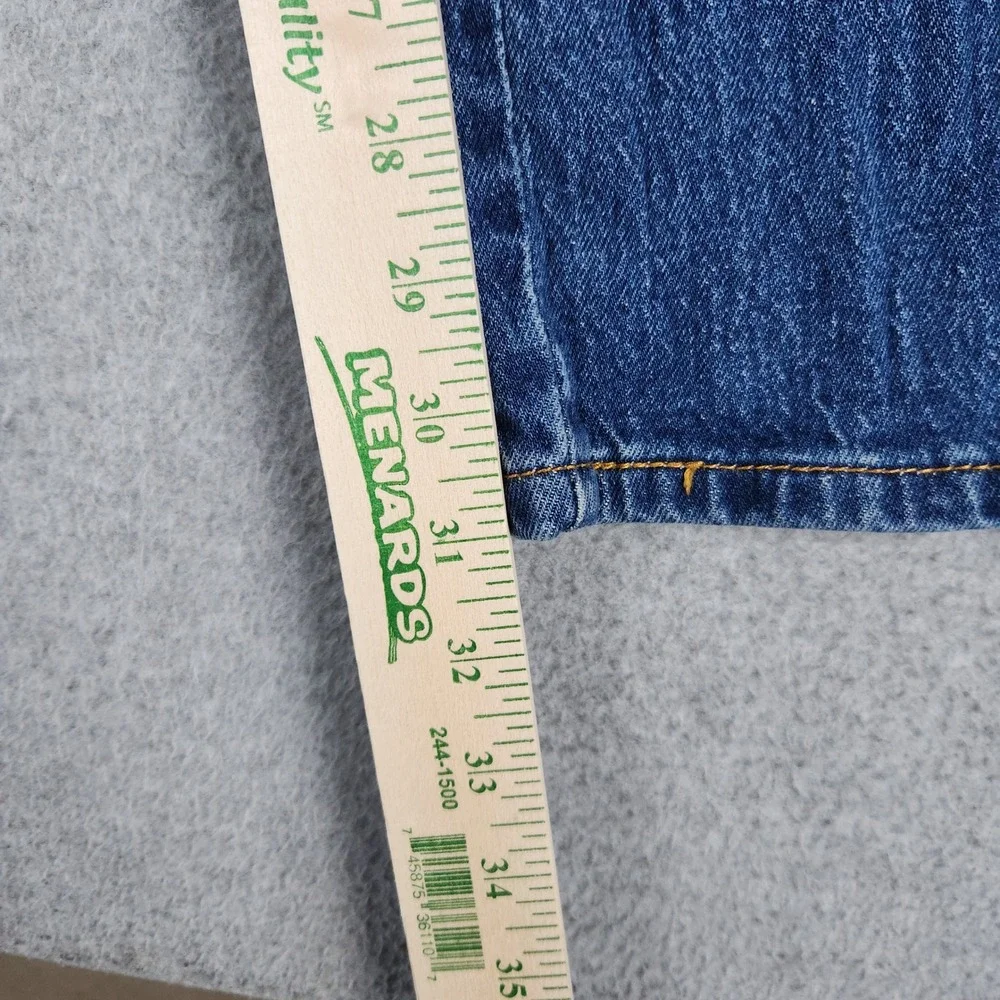 Levi's 537 Western Bootcut Jeans Mens 33x32 Blue Denim Mid Rise Rugged Straight